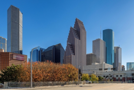 Houston TX skyline representing local IT support services
