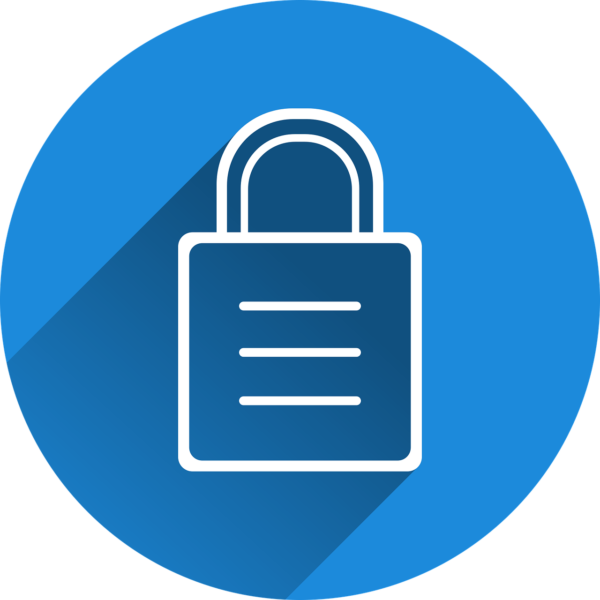 Free castle security locked vector