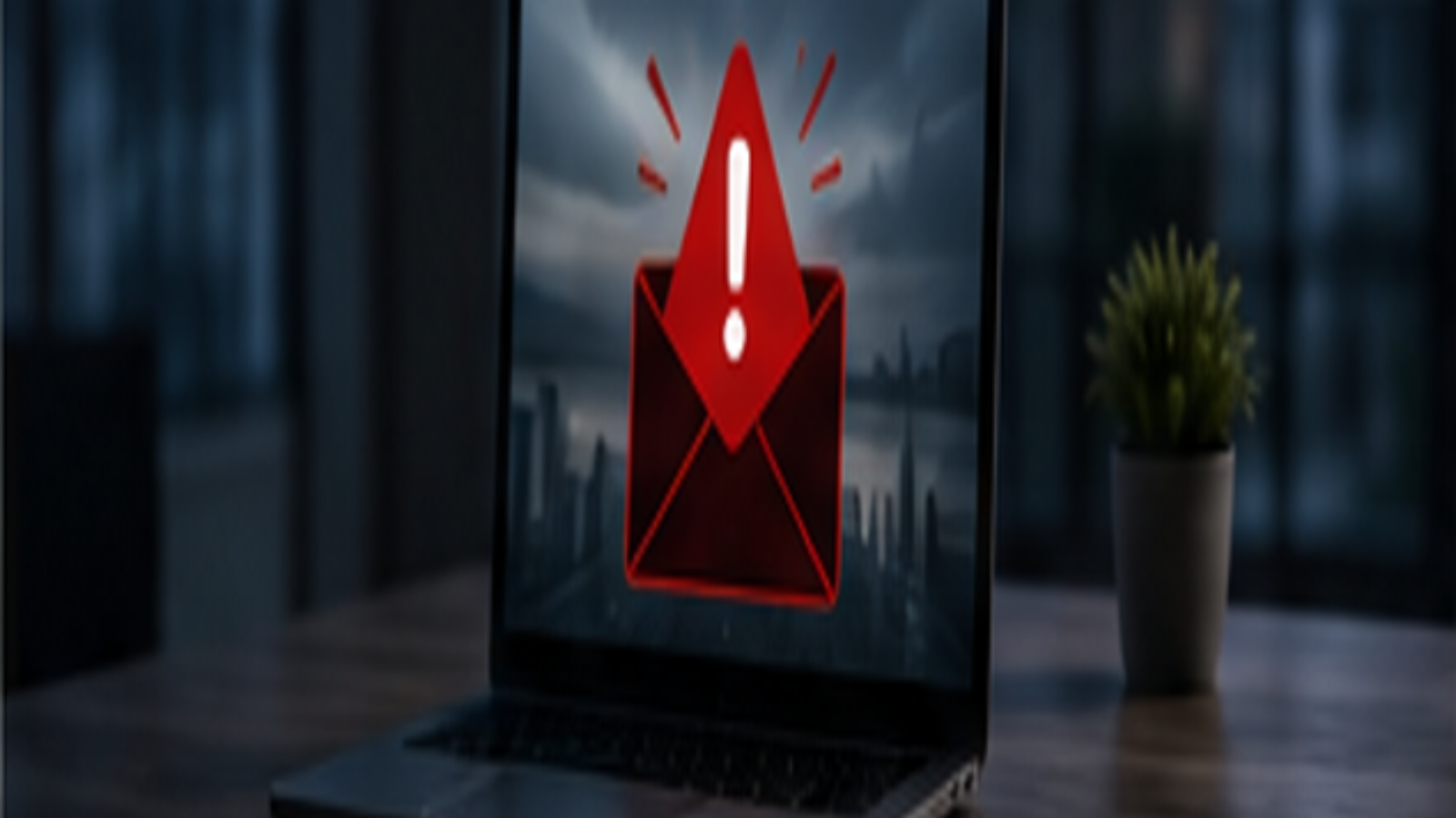 AI-powered phishing and scam email warning for a Houston business cybersecurity article