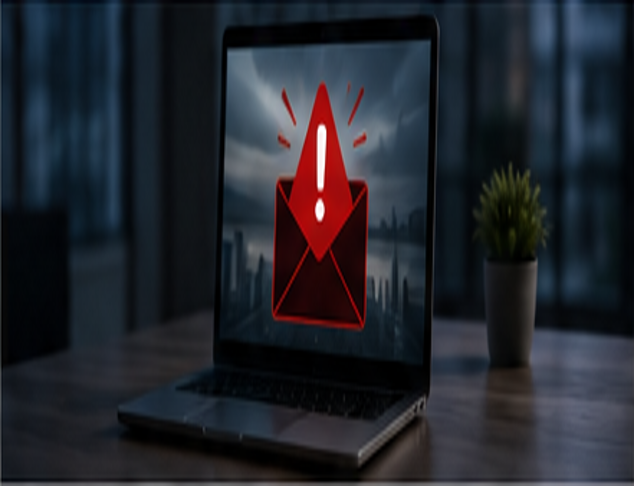 AI-powered phishing and scam email warning for a Houston business cybersecurity article