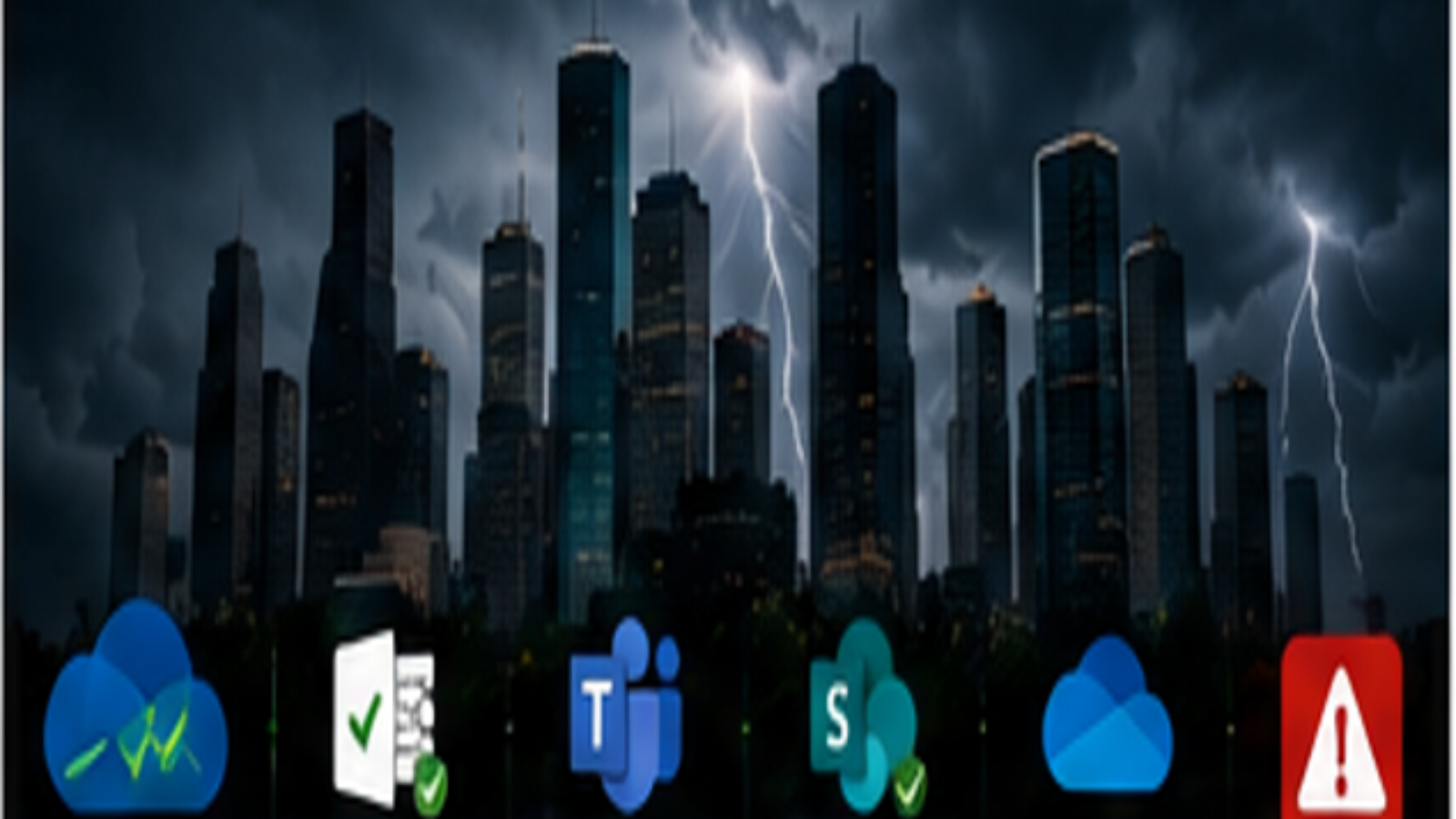 Microsoft 365 outage planning for a Houston business with a service interruption warning